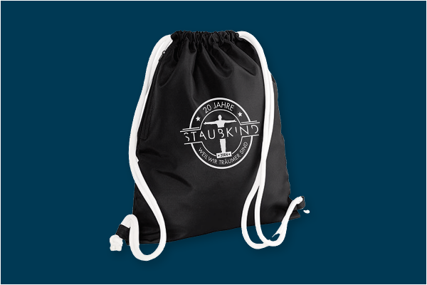 Gymsack "20 Jahre Staubkind" Gymsack "20 Jahre Staubkind"