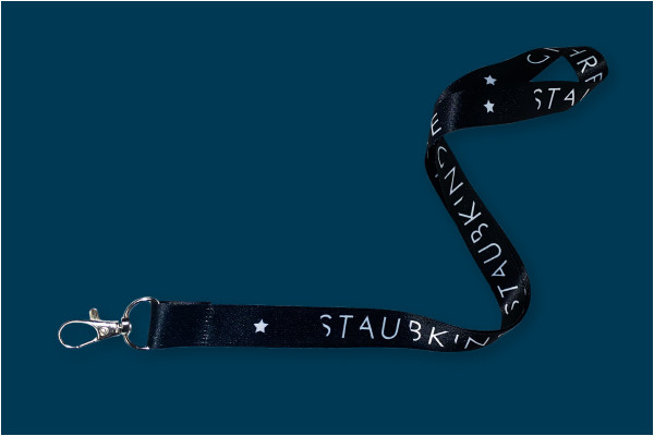 Schlüsselband "20 Jahre Staubkind" Schlüsselband "20 Jahre Staubkind"