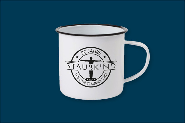 Tasse "20 Jahre Staubkind" Tasse "20 Jahre Staubkind"