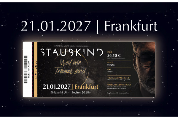 Eintrittskarte Stehplatz Frankfurt