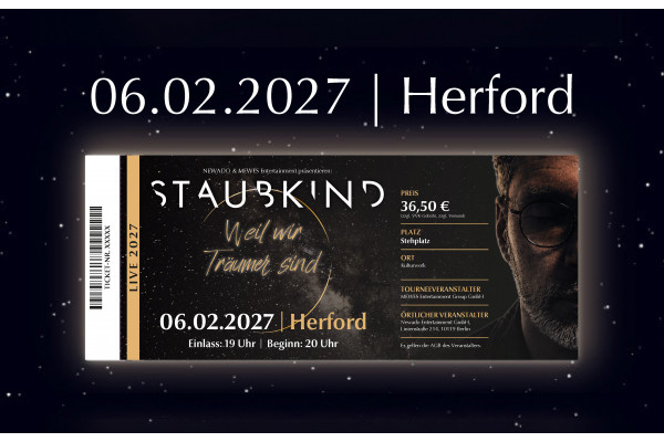 Eintrittskarte Stehplatz Herford