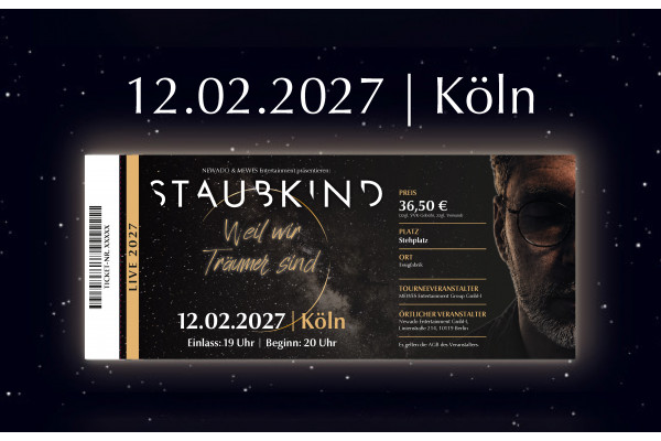 Eintrittskarte Stehplatz Köln