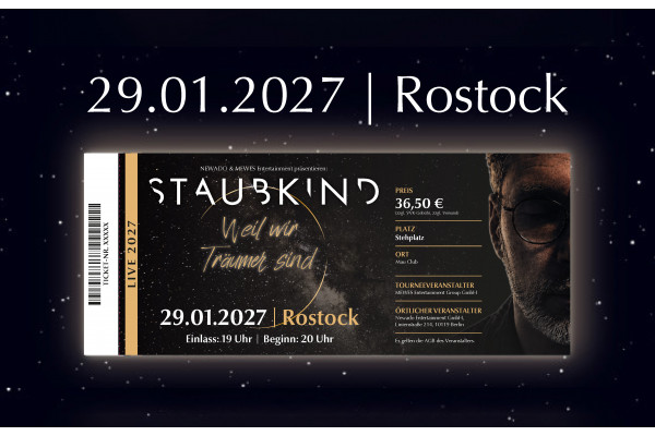 Eintrittskarte Stehplatz Rostock