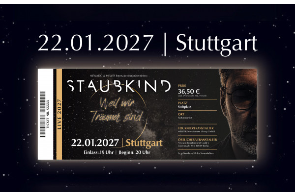 Eintrittskarte Stehplatz Stuttgart