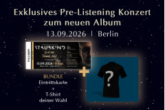 Bundle Eintrittskarte Berlin + T-Shirt deiner Wahl