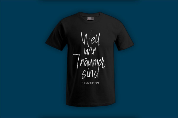 T-Shirt "Träumer" , Herren, schwarz